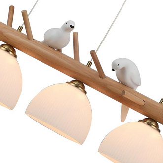 Подвесной светильник 80*18*31 cм, 3*E27*60W Arte Lamp Caprice A4183SP-3BR коричневый