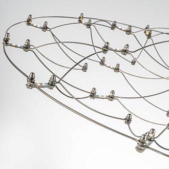 Подвесная люстра 58,5*219 см, 1*LED, 23W, 3000-6000К, Favourite Thinner 4305-6P хром