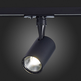Трековый светильник 10*6 см, 10W 3000K ST LUCE Однофазная трековая система ST351.436.10.36 Черный
