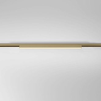 Трековый светильник магнитный 30*2*3 см, LED, 12W, 3000K, Elektrostandard Line Magnetic 85526/01, латунь