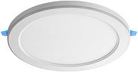 Светильник 23 см, 18W+6W, 4000K, Novotech Span 359016, белый, вр 9-21 см