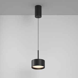 Подвесной светильник 12*12*16,4 см, LED, 12W, 3000К, Maytoni Technical Glare P102PL-12W3K-B черный