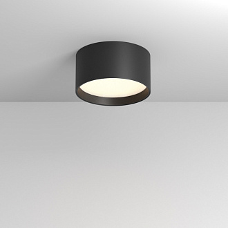 Потолочный светильник 12*6,4 см, LED 12W 3000K Maytoni Technical Ceiling Glare C091CL-12W3K-B черный