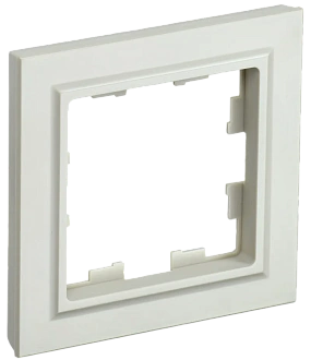 BRITE Рамка 1 пост РУ-1-БрКр бежевый