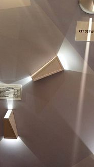 Настенный светильник Crystal Lux CLT 225W WH, LED 4W, белый, 14*7*7 см
