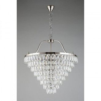 Каскадная люстра 70*95-180 см, 13*E14, 40W, Aployt Gerta APL.725.03.13, хром