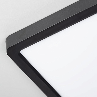 Светильник накладной 23*23*4 см LED 18W*Мульти Citilux Бейсик CL738K181V Черный