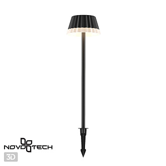 Грунтовый светильник Novotech Gonna 358458, 10W LED, 4000K, черный