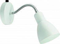 Бра Arte lamp Dorm A1408AP-1WH хром, белый