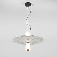 Подвесной светильник 50*50*33-133 см, LED*7W, 4000K, Eurosvet Titania 40029/1 LED, черный, a069225