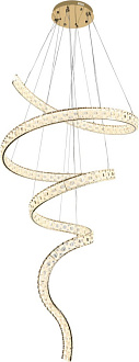 Каскадная люстра 100*390 см,  LED, 150W, 3000-6000K, Stilfort Spayd 4021/03/20P золотой