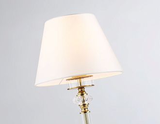 Настольная лампа с абажуром и хрусталем **50,5- см, 1*E27*60W, K, Ambrella Light High Light LH71027, латунь