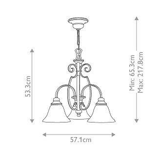 Люстра Hinkely Lighting, Арт. HK-CELLO3