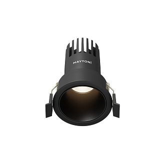 Встраиваемый светильник DL116-10W-4K-B **-9,7 см, *LED*10W, 4000K, Maytoni technical Dip DL116-10W-4K-B, Черный, вр 6 см