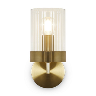 Бра 23 см, Freya Clip FR5426WL-01BS, латунь