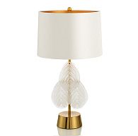 Настольная лампа 38*38*68 см, 1*E27 Gerhort G32139/1T BRS+CL WT, Бронза;Прозрачный