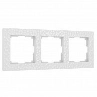 W0032401 Рамка на 3 поста Hammer, белый Werkel, 4690389163425