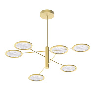 Люстра на штанге 120*77 см, 6*LED, 54W, 4000К, Favourite Imma 4374-6P золотой