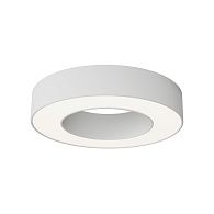 Потолочный светильник 30*6 см, *LED*24W, 4000K, Maytoni Lua C093CL-24W4K-W, Белый