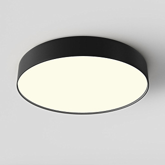 Накладной светильник 40*40*6 см, LED, 45W, 3000К, Maytoni Technical Zon C032CL-45W3K-RD-B черный