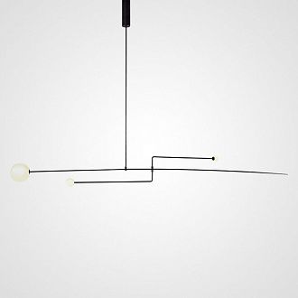 Подвесной светильник LINES F 140*140*30 см, 3*G4*20W, ImperiumLoft LINES-06, Чёрный