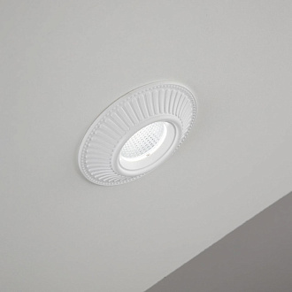 LED светильник 10 см, 7W, 3500K, Citilux Дзета CLD042NW0, белый полимер, вр 8 см