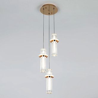 Подвесной светильник 21*21*105 см, LED 35W, 4000K, Золото MODELUX ML.3316.3