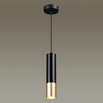Подвесной светильник Odeon Light Corse 3876/1L черный, диаметр 5.5 см