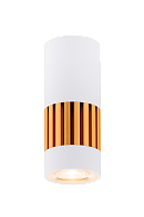 Светильник Ø53 x H133, мм, 1*10W, SWT+SGD(Глянцево белый + Золото) Rilon 031 SWT+SGD