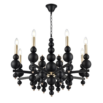 Люстра 72*94 см, 8*E14, 16-20 м2 Lumion Nana 8106/8 черный
