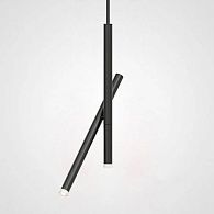 Подвесной светильник GORDIAN Black 6W 30*2,5*45 см, 2*LED*3W, 3000, 4000, 5000K, ImperiumLoft gordian01, Чёрный