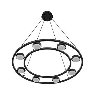 Люстра подвесная *75*100-100 см, 8*GX53 LED*7W, Lumion Torina LUM8340/8, черный
