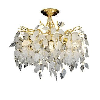 Люстра 46*46*34 см, 6*E14 Gerhort G31340/6GD+WT+CL, Золото