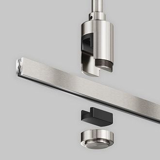 Крепление потолочное одинарное Maytoni Flarity TRA158C-SL1-PT, серебро
