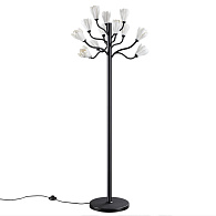 Торшер 12*G4 LED*5W Odeon Light Gardi 5090/12F, черный матовый