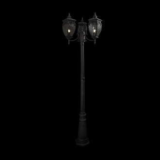 Светильник 239 см, Maytoni Fleur O414FL-03BZ, черный