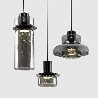 Подвесной светильник 9x12x17,5см, LED, 10Вт, 3000 / 6500К, Modelux MS.1411.120 BK Черный