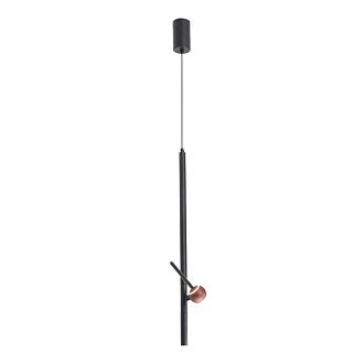 Подвесной светильник 14 см, 10W, 4000K, Lussole LSP-7533, черный