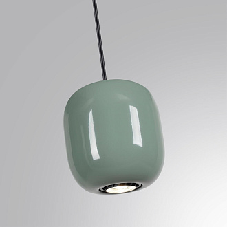 Подвес 12*12*120 см, 1 GU10*4W, Odeon Light Ovali, черный 5053/1C