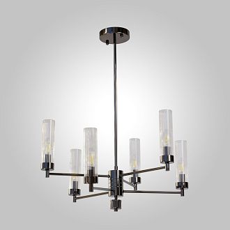 Люстра подвесная INDIGO SP6 PEARL BLACK