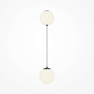 Подвесной светильник 20*60-240 см, *LED*20W, 3000K, Maytoni Twins MOD427PL-L20B3K, Черный