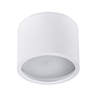 Точечный светильник 8*6 см, 1 GX53*15W,  К, Arte Lamp Intercrus A5543PL-1WH, IP 44