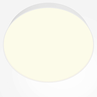 Накладной светильник 40*40*6 см, LED, 45W, 3000К, Maytoni Technical Zon C032CL-45W3K-RD-W белый