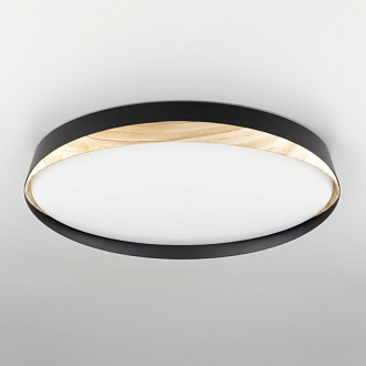Светильник 52 см, 68W, 3000-5500K, 5800Lm, 21 м2 CL754451G BONNY Черный+Клен LED с пультом