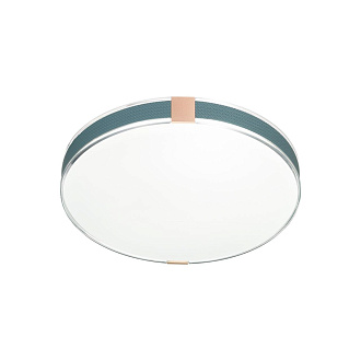 Cветильник 49,3*7,5 см, LED 70W, 3000-6000 К, IP43, белый/серо-голубой/серебристый/золотистый, пластик Sonex Otiga Blue, 7677/EL