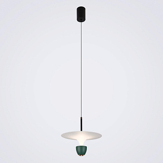Подвесной светильник 29*30*130 см, LED 10W, 4200K, Черный LED4U L8755-1 GN