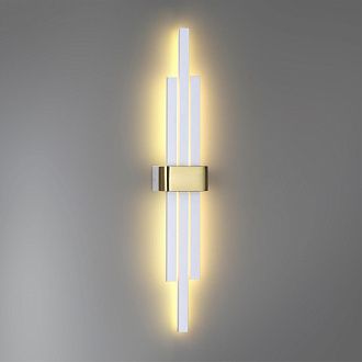 Бра 5,7*10*60 см, LED 18W*3000 К, Lumion Tove золотой, белый, 5686/18WL