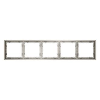 Рамка пластиковая Voltum S70 на 5 постов, кашемир пластик Soft touch VLS100503