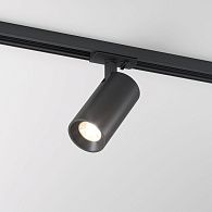 Трековый поворотный светильник однофазный 6 см, 10W, 4200K,  24 °, Elektrostandard Basic System Comel 85210/01, черный