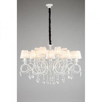 Подвесная люстра 100*71-126 см, 18*E14, 40W, Omnilux Omnilux 791 OML-79103-18, белый